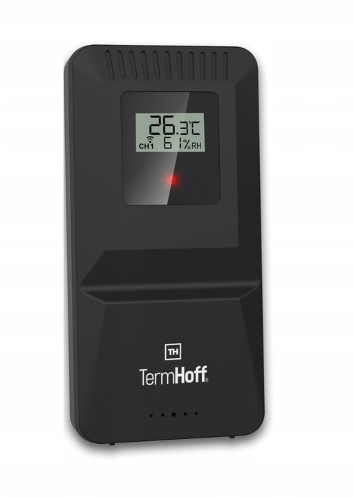 Stacja Pogody WiFi TUYA TermHoff TH-WS7 Barometr Alarm Zegar J. Polski