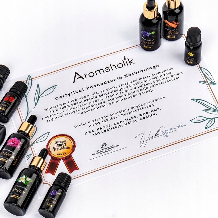 Naturalne KWIATOWE Olejki Zapachowe do Domu | Zapach do Sypialni