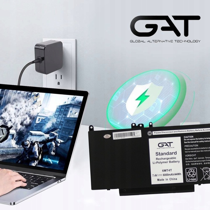 Bateria G5M10 WYJC2 0WYJC2 do Dell Latitude E5270 E5470 E5570 E5750