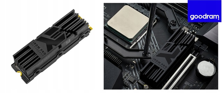 Dysk SSD GOODRAM IRDM PRO 1TB PCIe 4X4 M.2 PS5