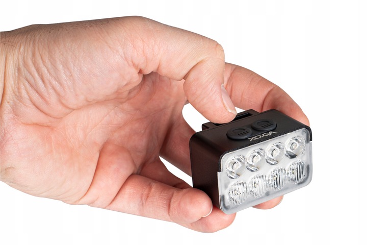 LAMPKA ROWEROWA PRZÓD 8xLED MOCNA JASNA 900LM OŚWIETLENIE ROWER USB-C VAYOX