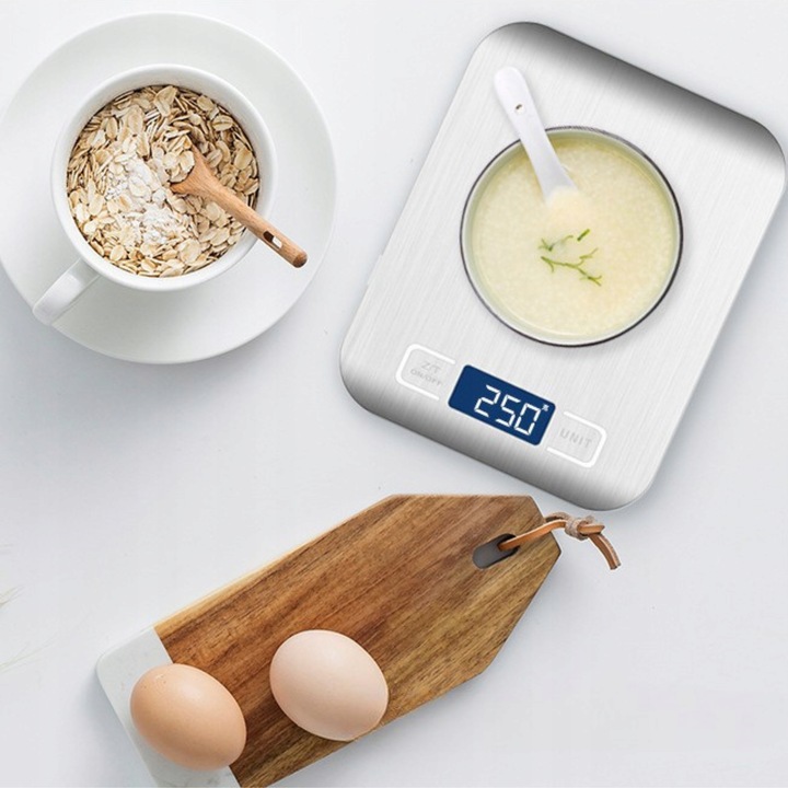 PRECYZYJNA WAGA KUCHENNA DO 10kg I 1g DOMOWA ELEKTRONICZNA TARA LCD