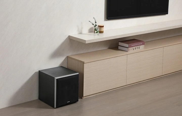 Edifier T5 Subwoofer Aktywny 70W 8" DSP MDF Głębokie Basy Filtr 38Hz