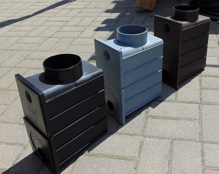 Osadnik rynnowy boczny 3 KOLORY wpust deszczowy