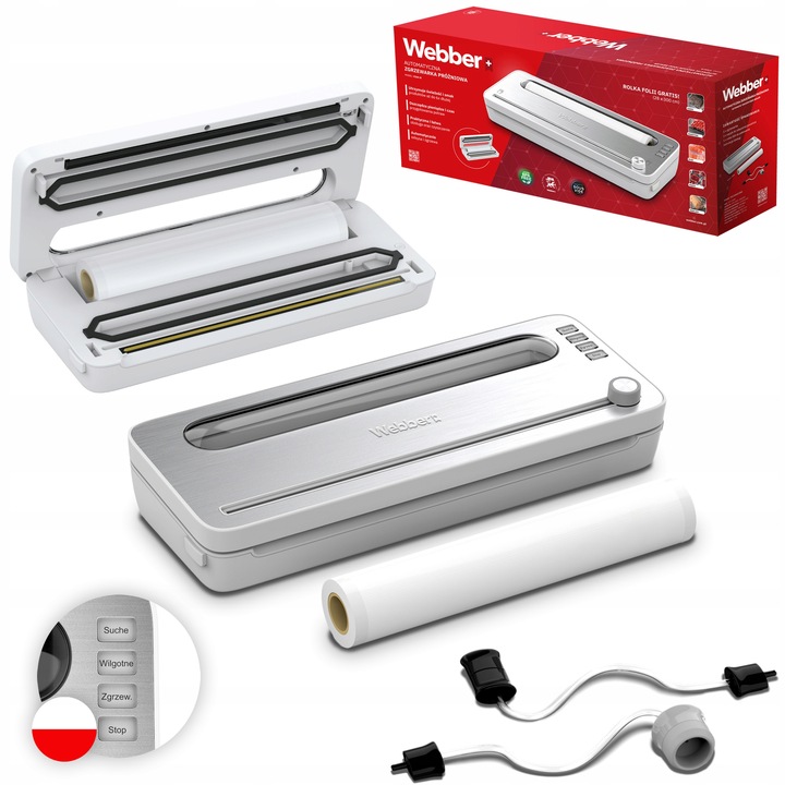 ZGRZEWARKA PRÓŻNIOWA DO FOLII PAKOWARKA WEBBER V104B
