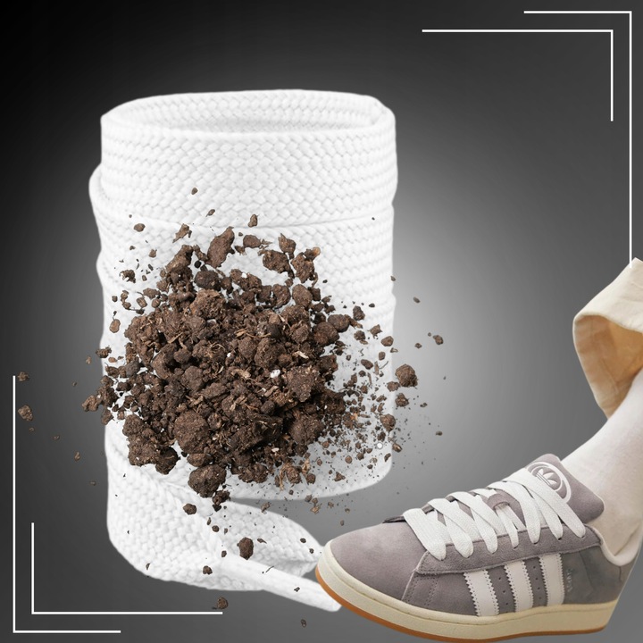 Sznurówki Białe Grube 15mm Sznurowadła Do Butów Szerokie Campusy Knu 90 cm