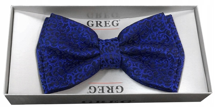 MUSZKA + PUDEŁKO Żakardowa Mucha Męska do Koszuli z Mikrofibry GREG