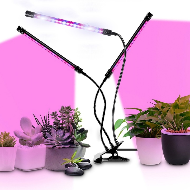 LAMPA DO WZROSTU UPRAWY ROŚLIN LED GROW LIGHT TIMER 9 POZIOMÓW ŚWIECENIA