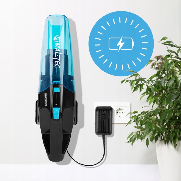 ODKURZACZ RĘCZNY BEZPRZEWODOWY AKUMULATOROWY SAMOCHODOWY CZYŚCI NA