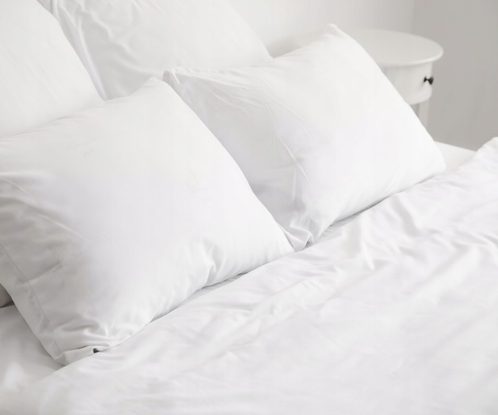POŚCIEL HOTELOWA 160x200 cm BIAŁA BAWEŁNA 140 gr + POSZEWKA 70x80 cm