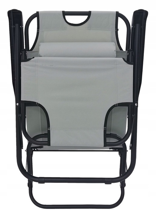 SKŁADANY MOCNY LEŻAK FOTEL OGRODOWY ZERO GRAVITY