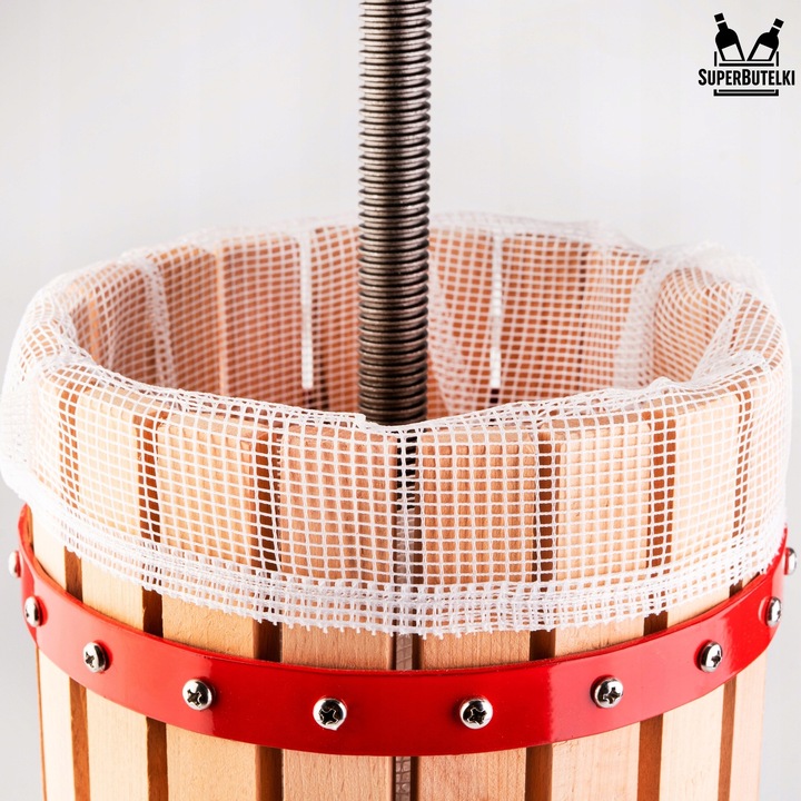 PRASA ŚRUBOWA RĘCZNA do OWOCÓW WINA SOKÓW OLIWY 6 L WYCISKARKA NIERDZEWNA