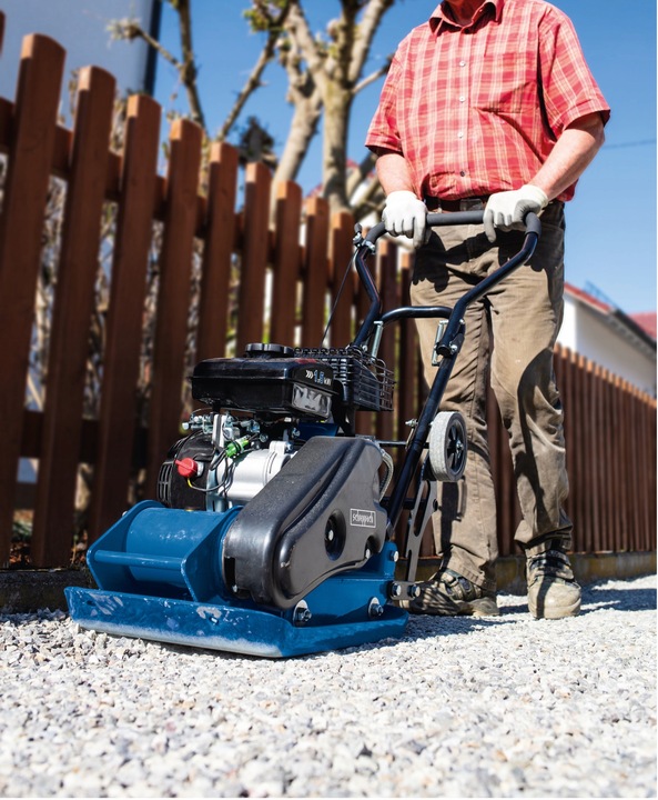 ORYGINALNA Zagęszczarka Gruntu Spalinowa Ubijak 50kg 13kN + MATA + OLEJ 1L