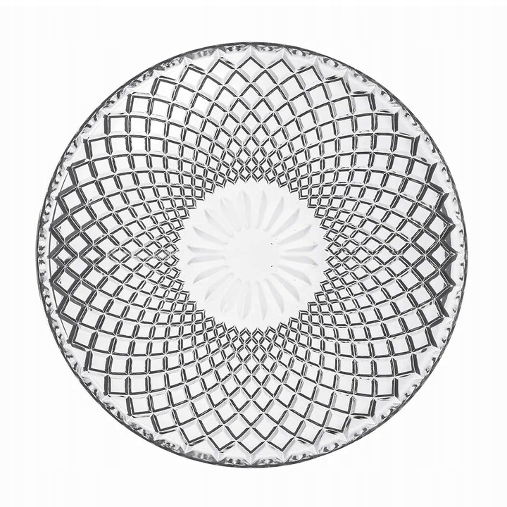 Talerzyki deserowe i patera Zestaw do ciasta 12 osób spodek na ciasto