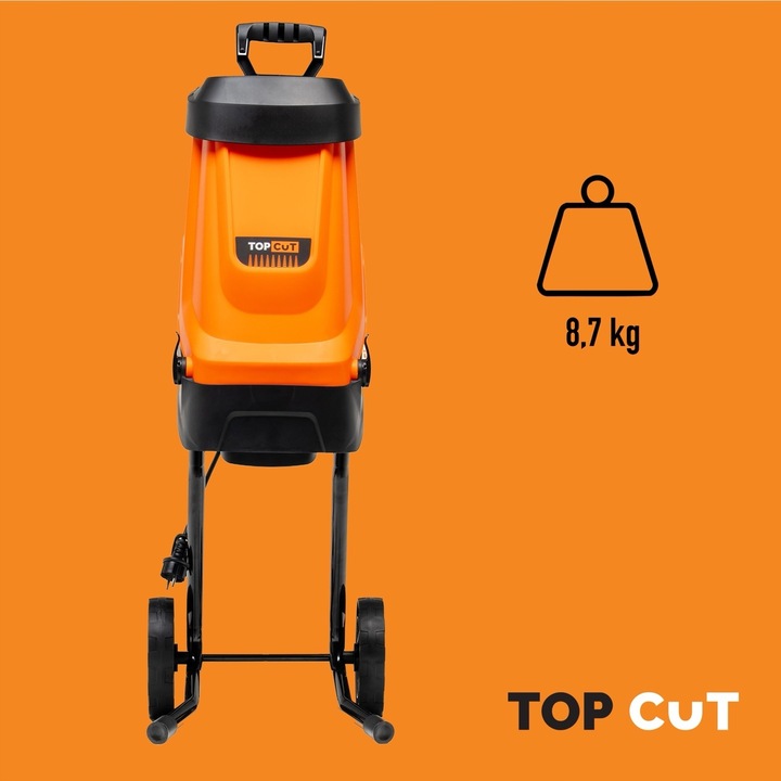 ROZDRABNIACZ DO GAŁĘZI NOŻOWY ELEKTRYCZNY 2600W RĘBAK DO DREWNA WOREK