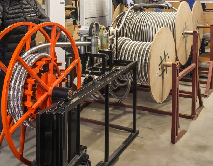 Elastyczna karbowana rura nierdzewna DN16 3/4 stal AISI 316L Flexo