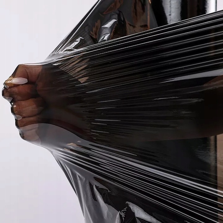 STRECZ folia 3kg CZARNA 2,7kg netto folii 23mic x1