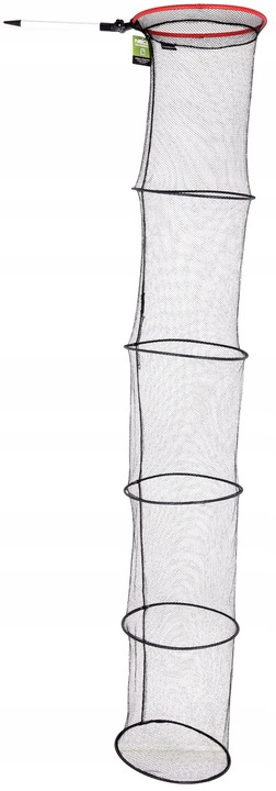 SIATKA WĘDKARSKA SADZYK 2M 35CM SZTYCA 6 OBRĘCZ NECO