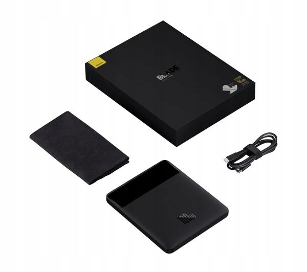 Powerbank Baseus PPBL000201 Blade 20000 mAh 100W 2x USB-A / 2x USB-C Czarny