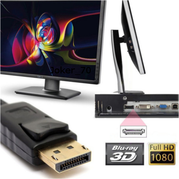 Adapter konwerter kabel DP DisplayPort do HDMI zPL