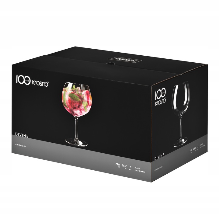 Kieliszki typu baloon Gin&Tonic DIVINE KROSNO 790ml duże do aperola drinków