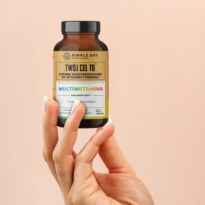 MULTIWITAMINA TWÓJ CEL TO - WITAMINY I MINERAŁY WITALNOŚĆ ZDROWIE 60 KAPS.