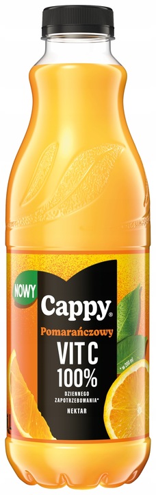 Cappy Nektar pomarańczowy 100% VIT C 6x 1l