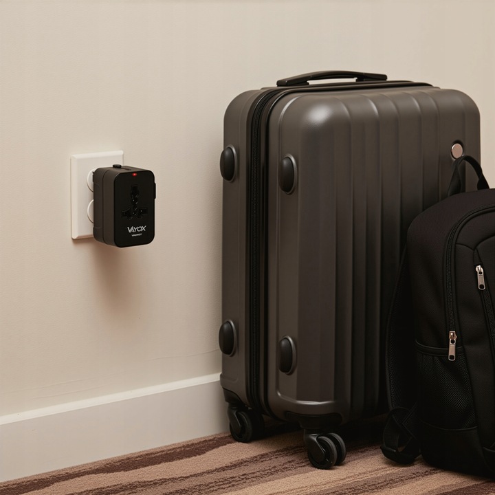 PRZEJŚCIÓWKA ADAPTER PODRÓŻNY CAŁY ŚWIAT GNIAZDKA UK USA EU ŁADOWARKA