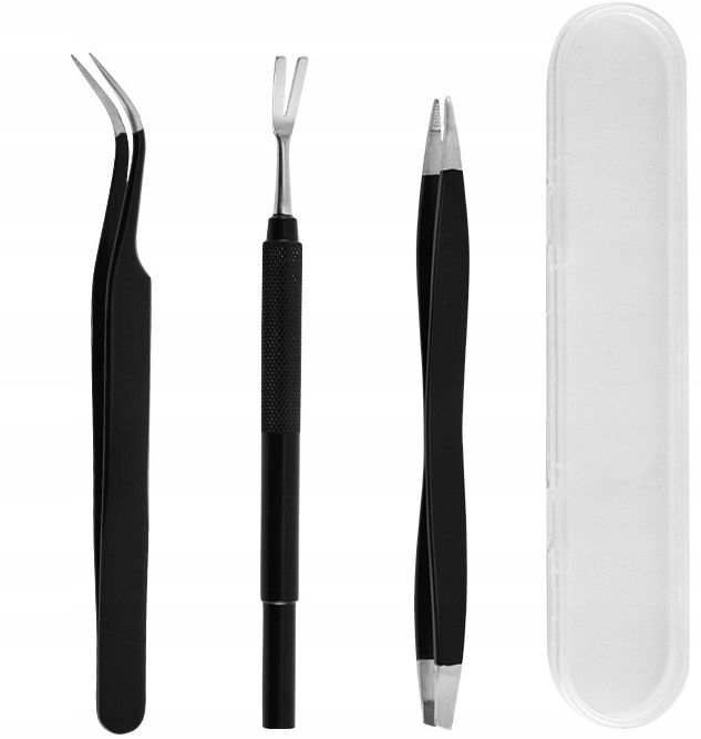 SZCZYPCE PĘSETA DO USUWANIA WYCIĄGANIA KLESZCZY DLA PSA KOTA LUDZI ZESTAW