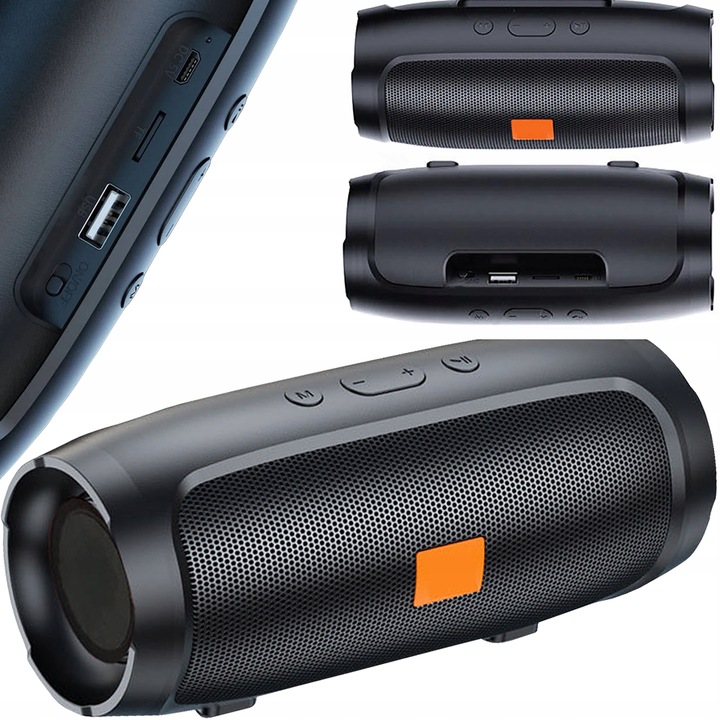 GŁOŚNIK BLUETOOTH BEZPRZEWODOWY MOBILNY TUBA MOCNY CZYSTY DZWIĘK