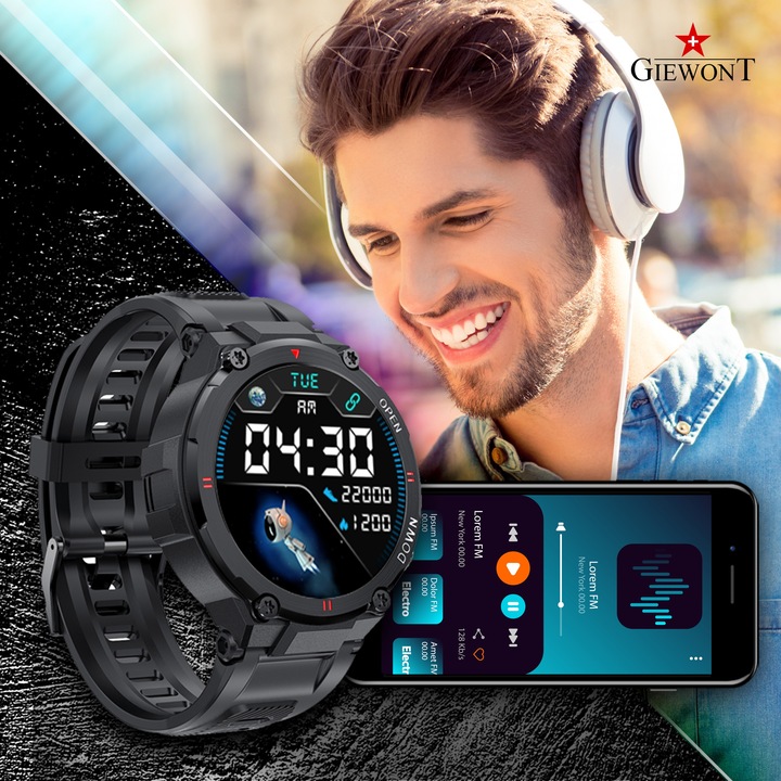 SMARTWATCH ZEGAREK na KOMUNIĘ dla Chłopca + Torebka ROZMOWY SMS GW430