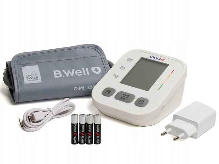 CIŚNIENIOMIERZ NARAMIENNY AUTOMATYCZNY PRO-25 ARYTMIA ETUI Z ZASILACZEM