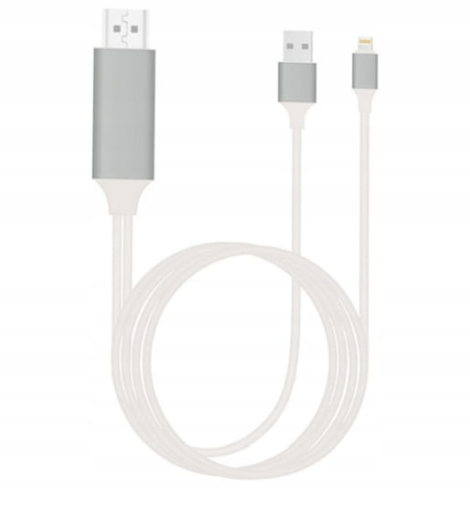 Adapter przejściówka Konwerter Kabel Lightning HDMI FHD USB iPhone iPad