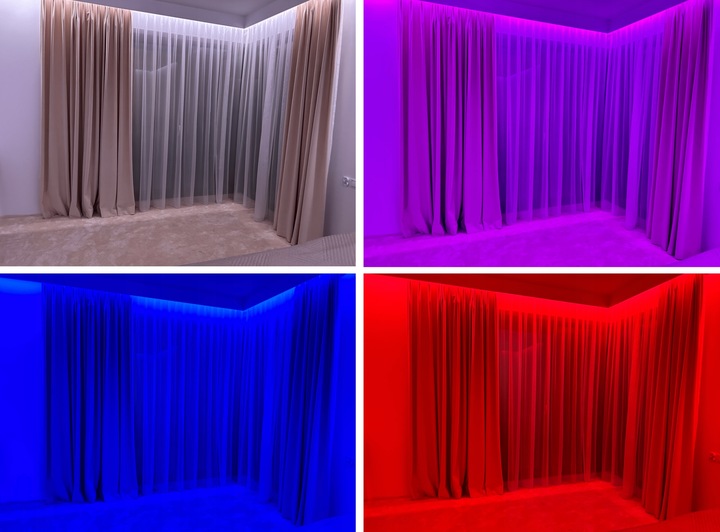 Taśma LED 6M RGB 5050 Bluetooth APLIKACJA MOBILNA Pilot Czujnik Muzyki