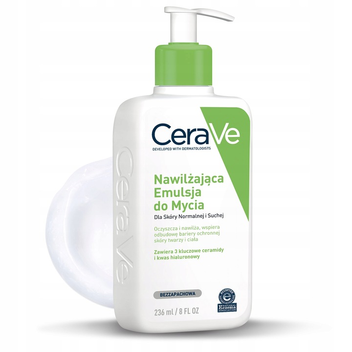 Emulsja CeraVe Nawilżająca do Mycia Dla Skóry Normalnej i Suchej 236ml