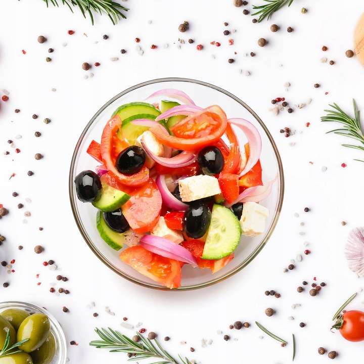 MISKA SALATERKA SZKLANA MISA 17cm MISKI DO SAŁATKI NA SAŁATKĘ ZESTAW 2szt