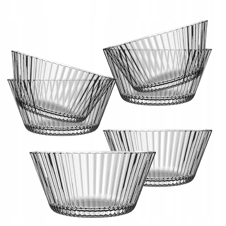 Miski salaterki szklane zestaw miseczek 12 cm Altom Design Selena 6