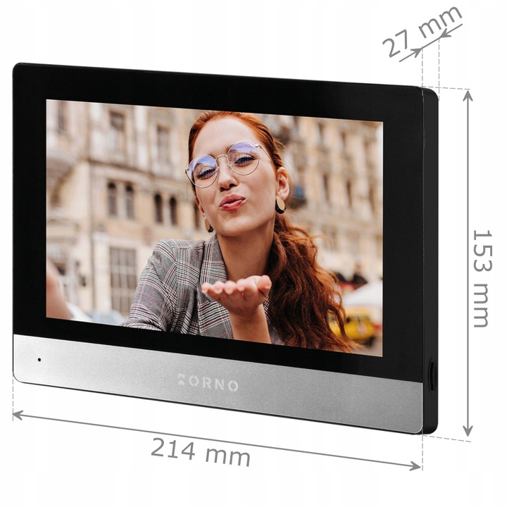 Wideodomofon WIFI TUYA z Szyfratorem na KOD BRELOK Full HD Aplikacja