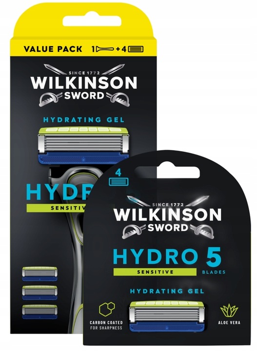 Wilkinson Hydro 5 Sensitive maszynka, 1+ 8 wkładów