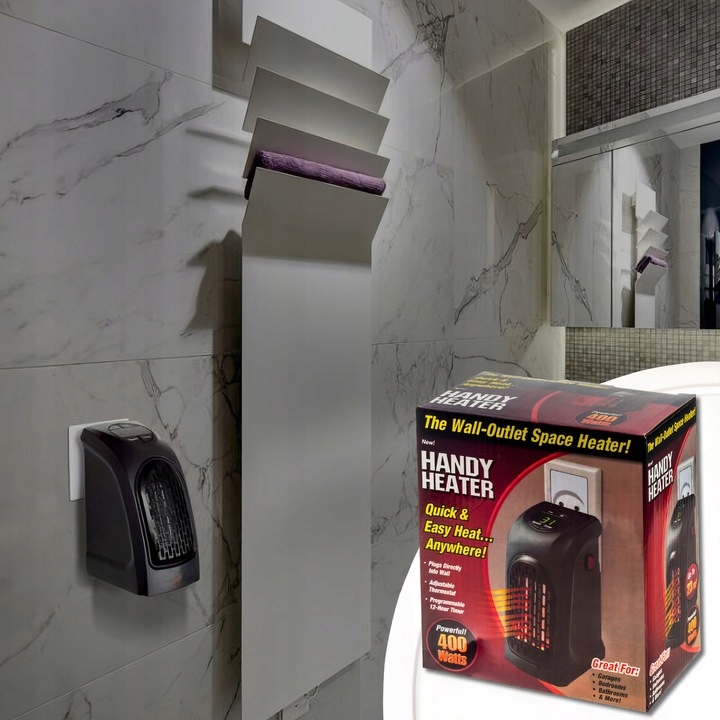 TERMOWENTYLATOR FARELKA ELEKTRYCZNA GRZAŁKA Z REGULACJA TEMPERATURY + TIMER