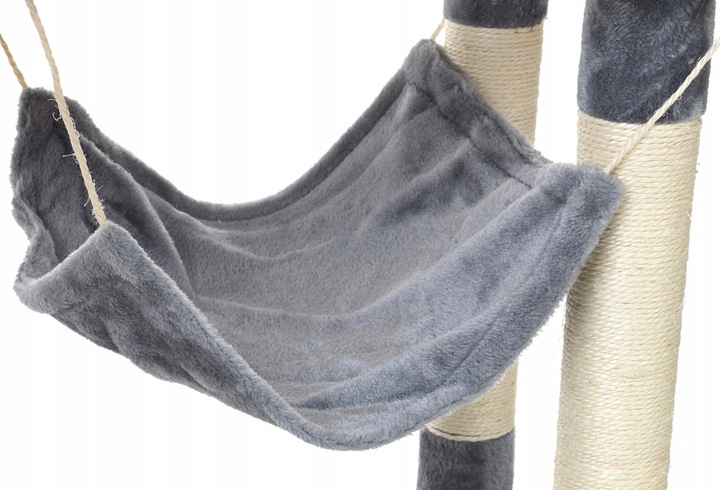 DRAPAK DLA KOTA WIEŻA LEGOWISKO DOMEK Z HAMAKIEM