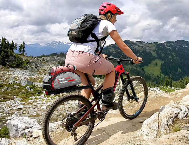 PETERSON pojemna sakwa rowerowa turystyczna torba kufer na bagażnik
