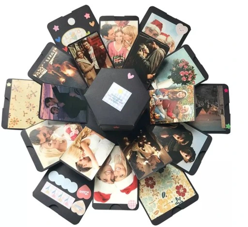 PUDEŁKO NIESPODZIANKA EXPLODING BOX PREZENT URODZINY IMIENINY ZRÓB TO SAM