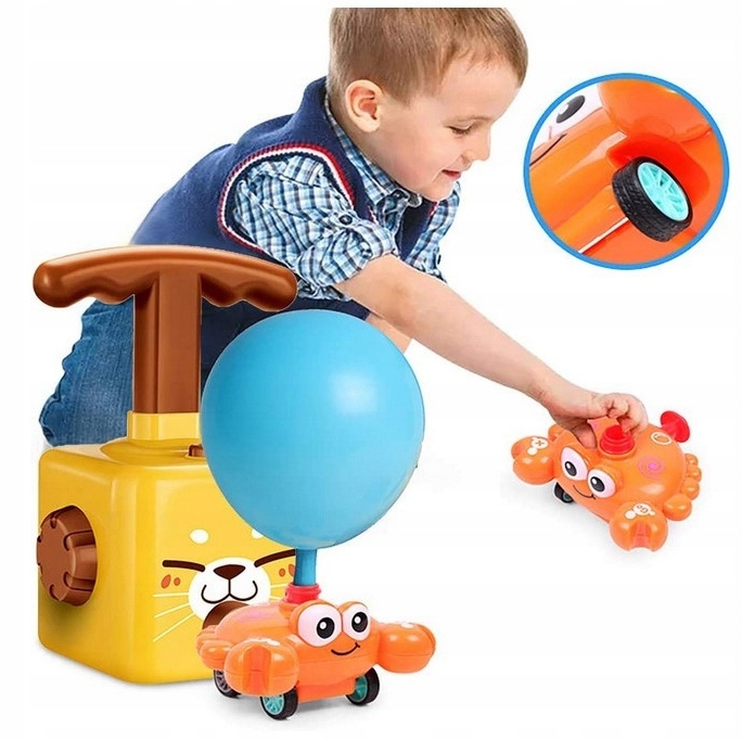 Aerodynamiczny samochód wyrzutnia balonów samochody KRAB 12 X BALON