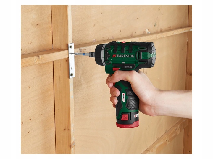 PARKSIDE Wiertarko-wkrętarka PBSA 12 E4 AKU i ŁADOWARKA + BITY