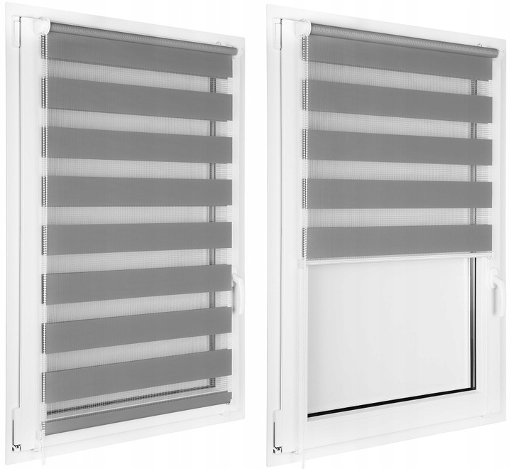 Roleta Dzień Noc na Wymiar 100x140 cm z Napinaczem