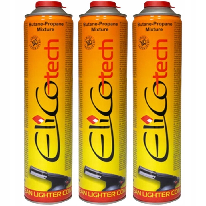 PALNIK GAZOWY TURBO MAPP/PROPAN PIEZO 2 KW + 3 GAZY KARTUSZ 600ML