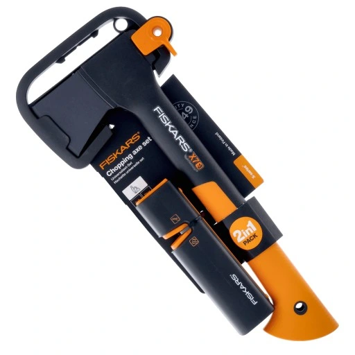 Siekiera Fiskars z ostrzałką ciesielska X7 XS do łupania drewna toporek