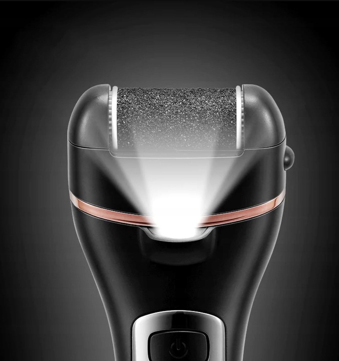 Elektryczny Pilnik do Stóp Pięt Frezarka Tarka Zestaw 6 Rolek Bezprzewodowy