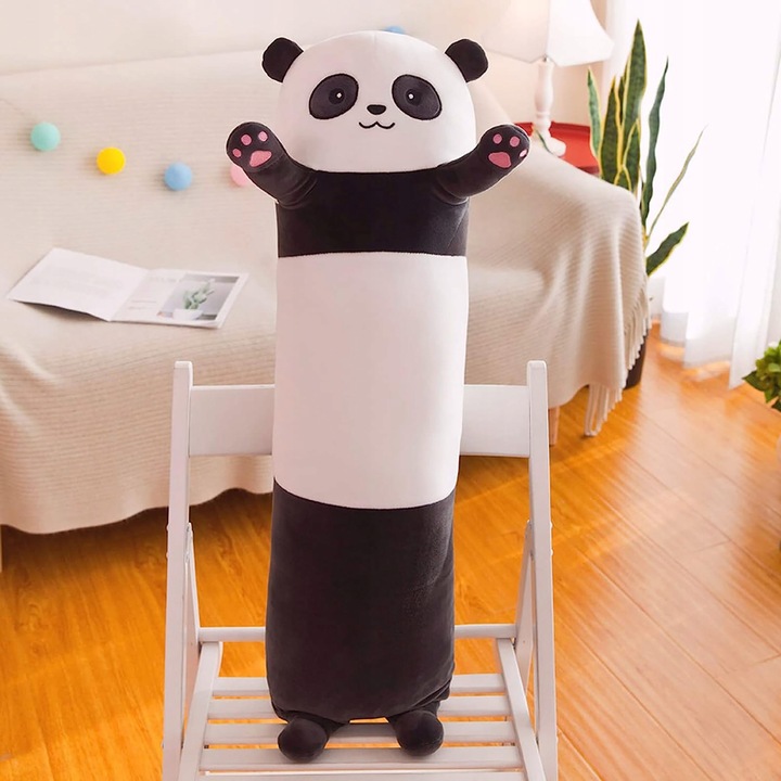 MASKOTKA PLUSZAK PODUSZKA 90 cm DŁUGA PANDA MIŚ